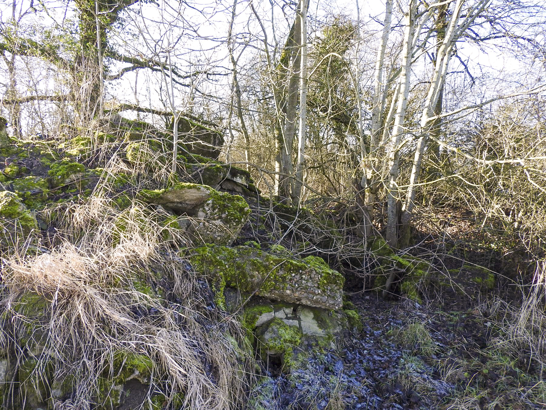 Ligne Maginot - COUME SUD - (Casernement) - Les ruines des casernements. - STENGER Mathieu