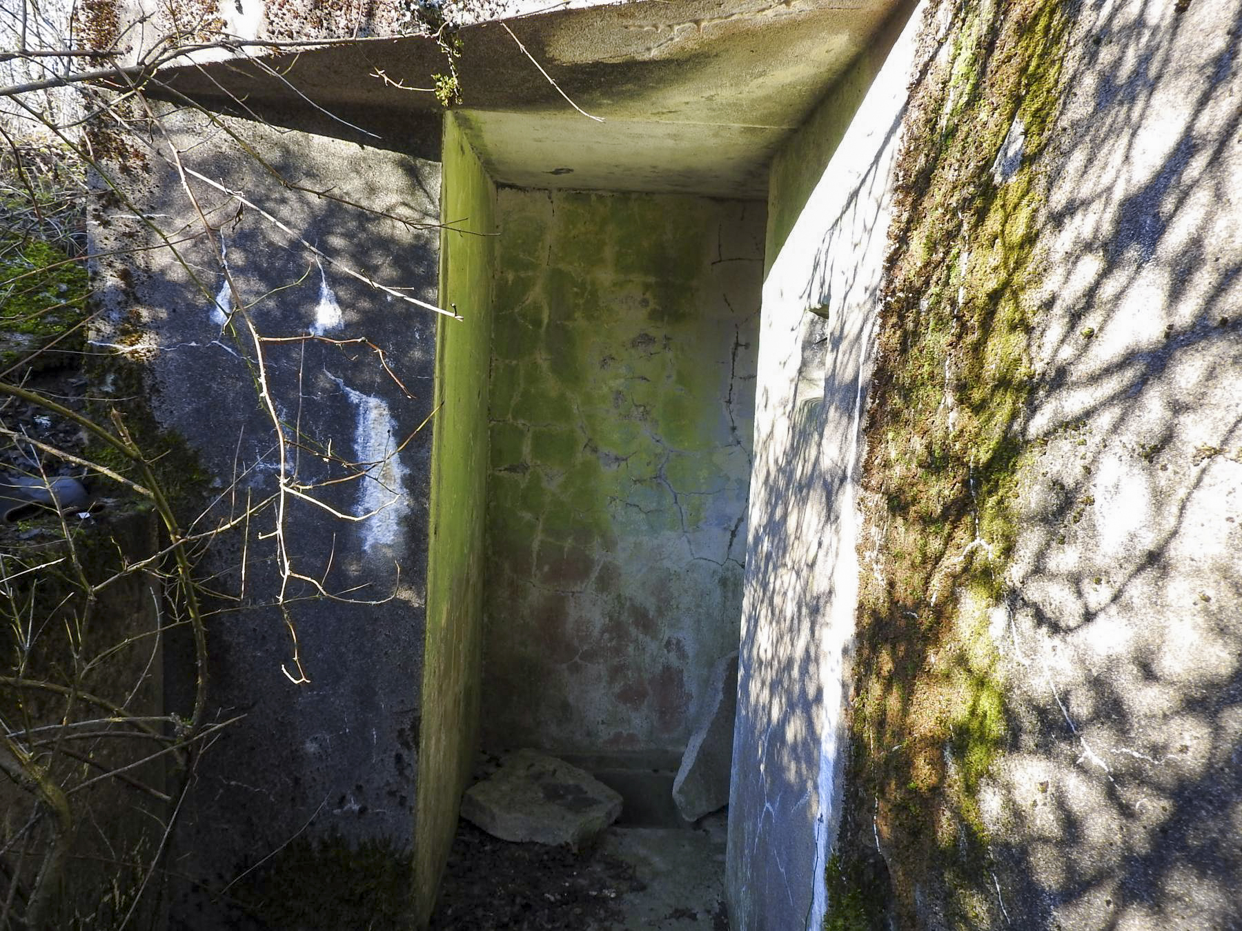 Ligne Maginot - AB29 - WITZ 2 - (Blockhaus pour canon) - L'entrée du blockhaus. - STENGER Mathieu