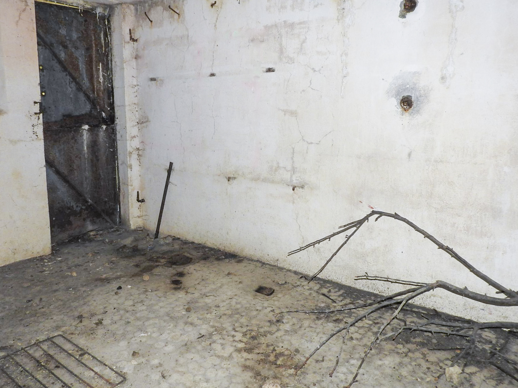 Ligne Maginot - AB29 - WITZ 2 - (Blockhaus pour canon) - L'intérieur du blockhaus. - STENGER Mathieu