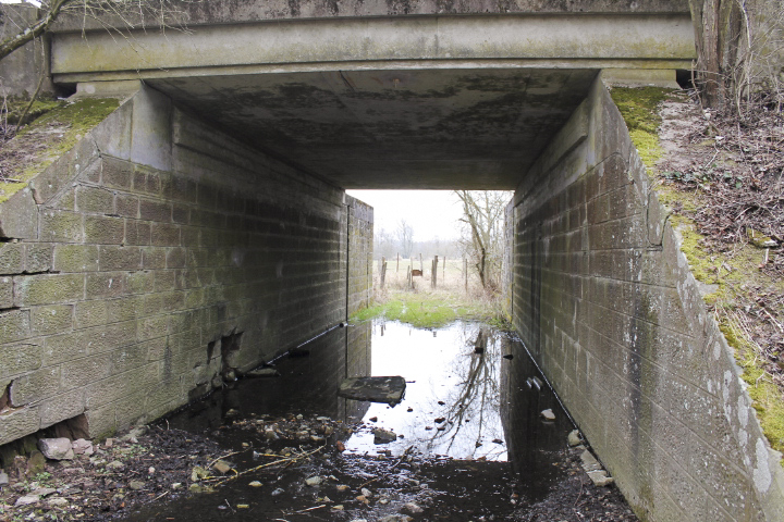 Ligne Maginot - HERBITZHEIM VOIE FERRéE SUD - (Inondation défensive) - Passage sous la voie ferrée - Christian LENHARD