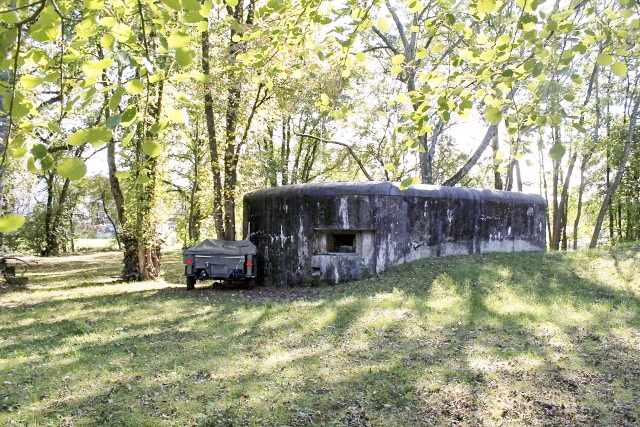 Ligne Maginot - HERBITZHEIM  1 - (Blockhaus pour arme infanterie) - Façade de tir Est - Christian LENHARD