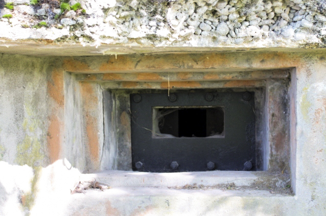 Ligne Maginot - HERBITZHEIM  1 - (Blockhaus pour arme infanterie) - Créneau mitrailleuse - Christian LENHARD