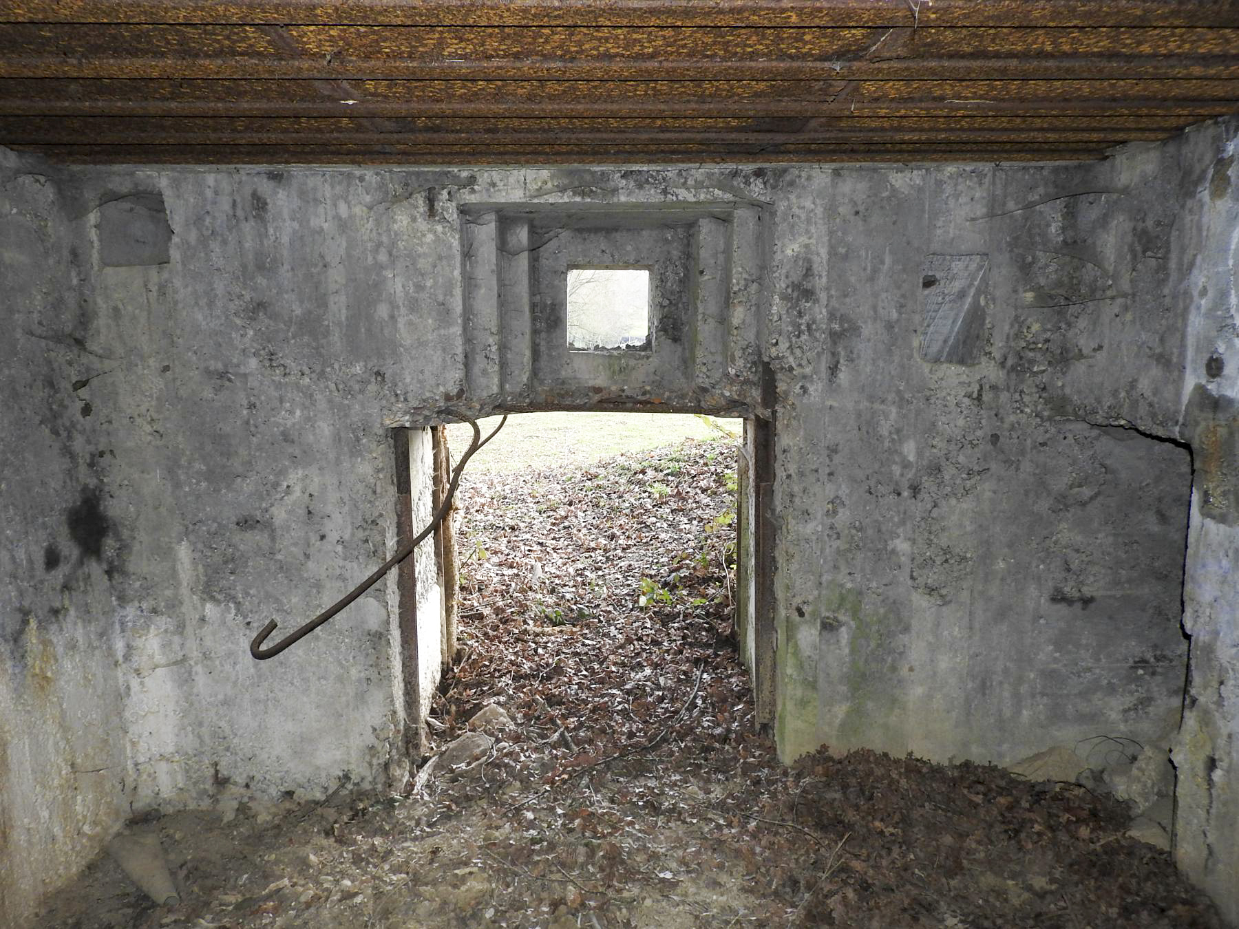 Ligne Maginot - AB29-C - BOIS DU CASTEL - (Blockhaus pour canon) - La chambre de tir. - STENGER Mathieu