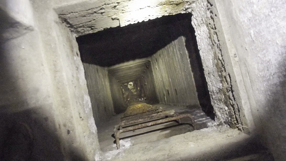 Ligne Maginot - SAINT ANTOINE - (Casemate d'infanterie - double) - Puits perdu permettant l'évacuation de l'eau - David HARMAND