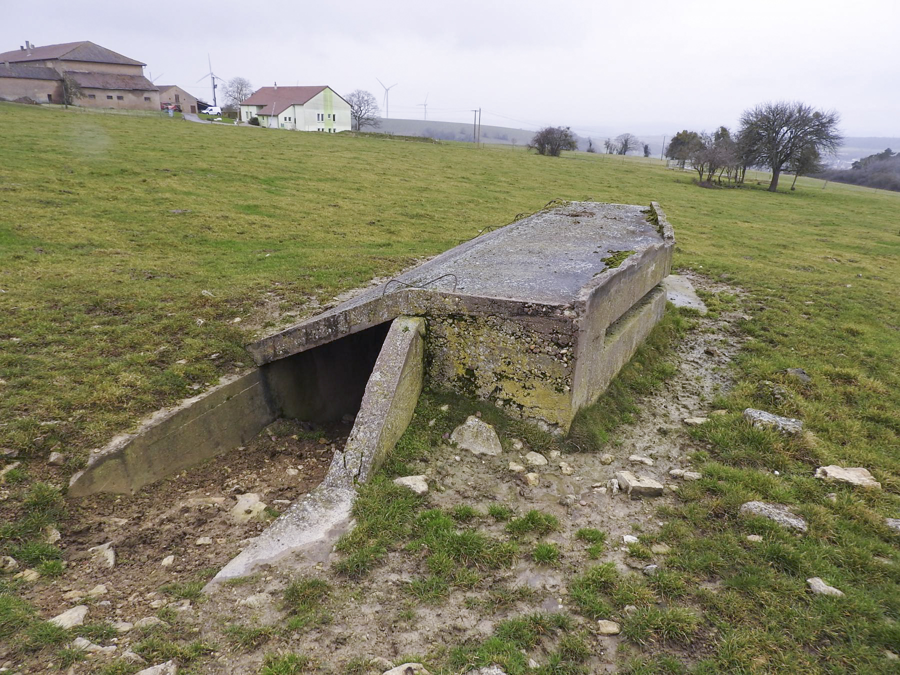 Ligne Maginot - BB17 - FERME HENRY SUD - (Observatoire d'artillerie) - L'entrée de l'observatoire. - STENGER Mathieu