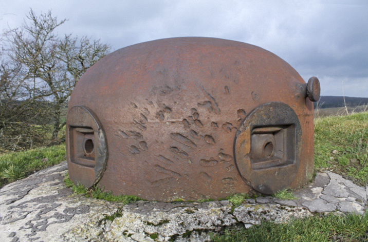 Ligne Maginot - Casemate d'ACHEN Nord-Ouest - Cloche GFM - Christian LENHARD