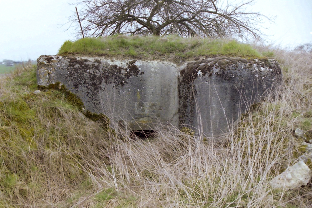 Ligne Maginot - BB25 - HEIMSTOCK EST 6 - MARCELLE - (Blockhaus pour arme infanterie) - Façade. - Alain Perouffe