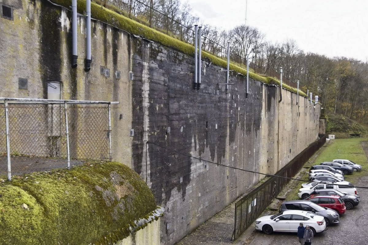 Ligne Maginot - GUENTRANGE (FESTE DE) - (Ouvrage d'artillerie) - Façade de la caserne centrale - D.Froehly