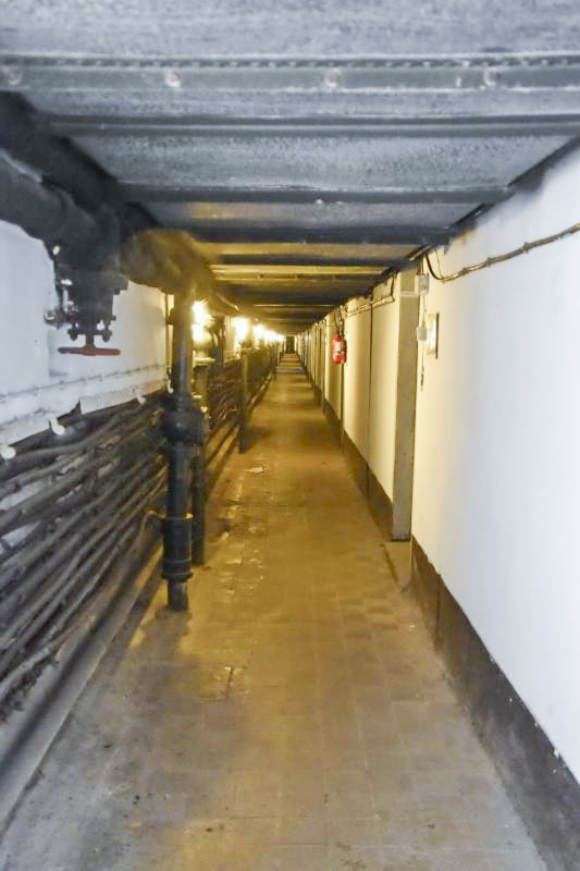 Ligne Maginot - GUENTRANGE (FESTE DE) - (Ouvrage d'artillerie) - Couloir du RdC - D.Froehly