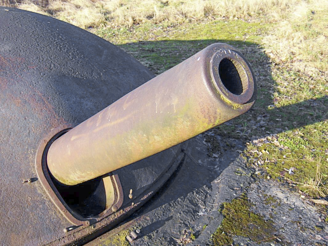 Ligne Maginot - GUENTRANGE (FESTE DE) - (Ouvrage d'artillerie) - Batterie Nord 
Tourelle 105 mm - Yves NOEL