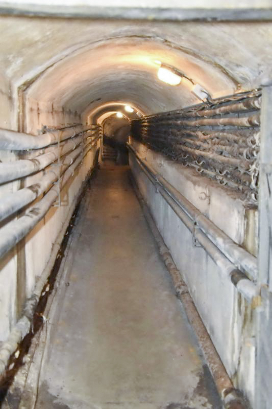 Ligne Maginot - GUENTRANGE (FESTE DE) - (Ouvrage d'artillerie) - Galerie de jonction entre les différents éléments extérieurs. - D.Froehly