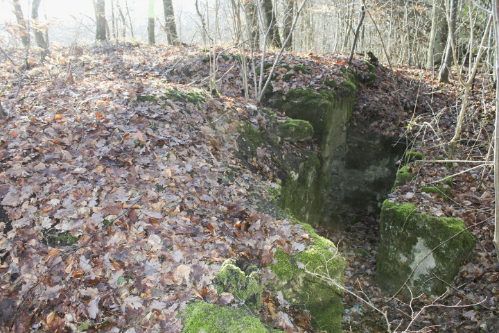 Ligne Maginot - GRAND BOIS (QUARTIER HAUT POIRIER - II/133° RIF) - (PC de Quartier) - Sortie vers le boyau - Christian LENHARD