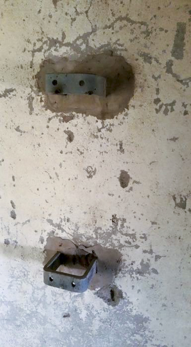 Ligne Maginot - GRAND BOIS 3 - (Blockhaus pour canon) - Support de ventilateur à main - LAUER Markus