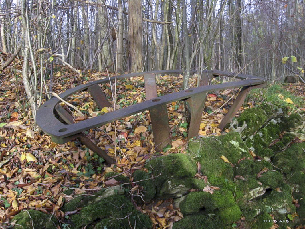 Ligne Maginot - GROSSWALD 2 - (Blockhaus pour canon) - L’affût à crinoline - Christian LENHARD