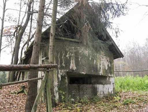 Ligne Maginot - GROSSWALD 5 - (Blockhaus pour arme infanterie) - Etat avant la construction de la nouvelle route - AALMA - www.lignemaginot.com
