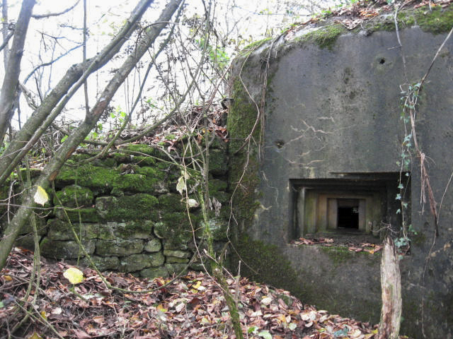 Ligne Maginot - LEYER 3 - (Blockhaus pour canon) - Créneau fusil mitrailleur - Christian LENHARD
