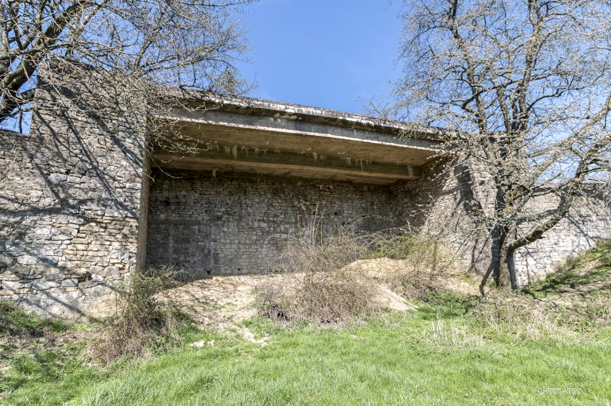 Ligne Maginot - OERMINGEN ( Stand de tir ) - Mur récepteur - Christian LENHARD