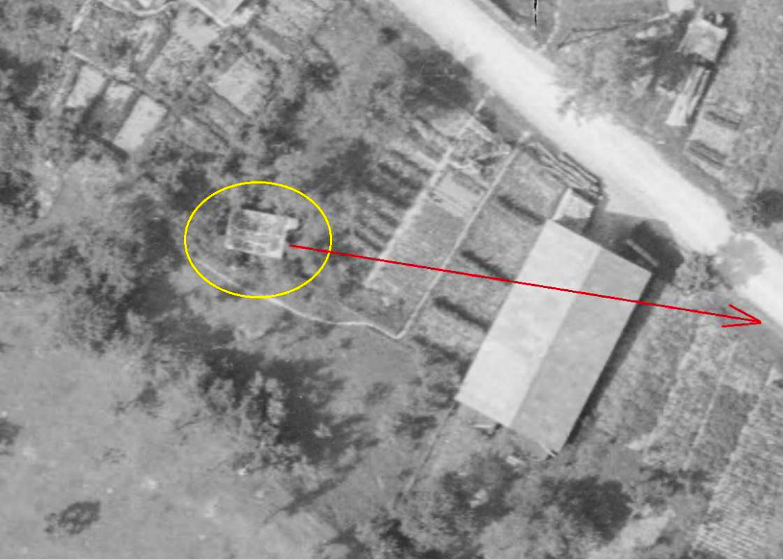 Ligne Maginot - RUISSEAU D'ACHEN 4 - (Blockhaus pour canon) -  - Geoportail - IGN 1950