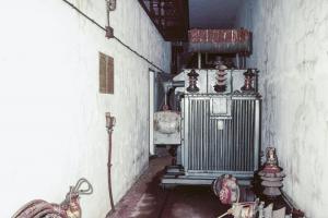 Ligne Maginot - XIVRY CIRCOURT - (Infrastructures électriques) - Autotransformateur triphasé 65 KV - 1 500 KVA
Société Savoisienne de Constructions Electriques