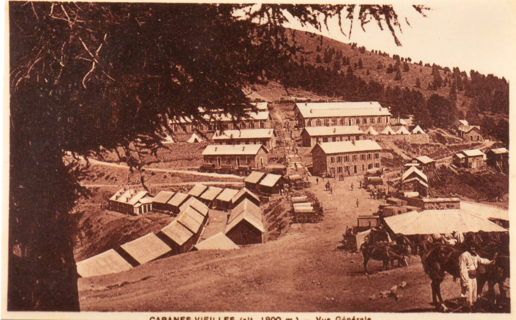 Ligne Maginot - CABANES VIEILLES - (Casernement) - Carte postale - Inconnu