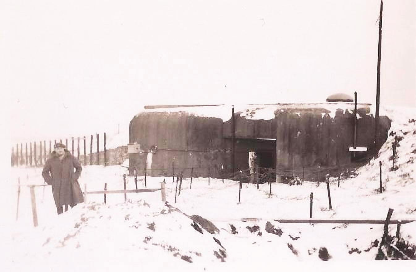 Ligne Maginot - HATTEN NORD - (Casemate d'infanterie) - La casemate lors de l'hiver 1939-1940 - René SCHALCK