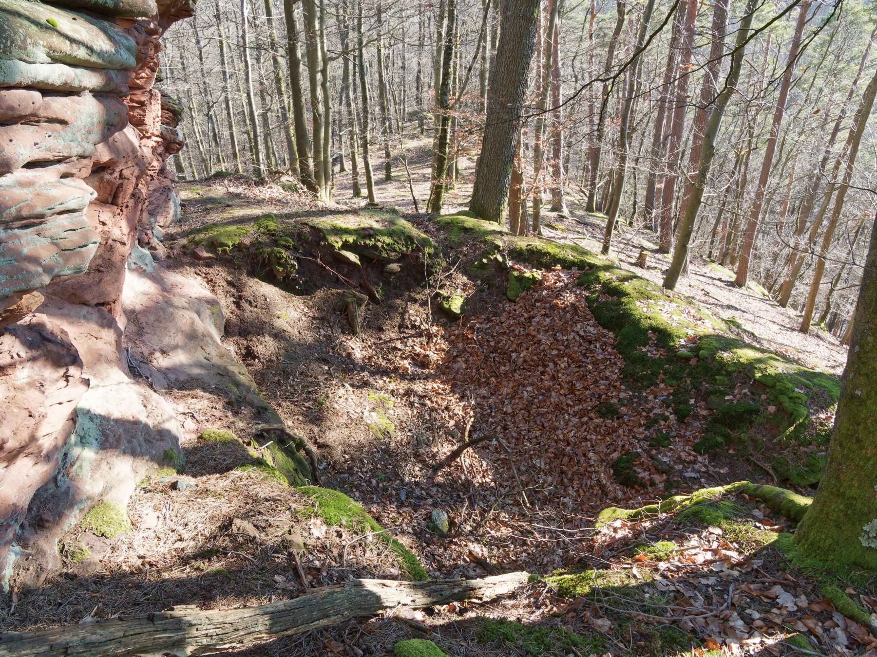 Ligne Maginot - FALKENBERG OUEST - (Observatoire d'infanterie) - Bivouac sous le rocher  - Jürgen Morr