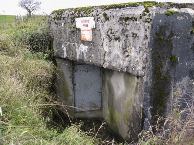 Ligne Maginot - SCHERERSWIESE - (Blockhaus pour arme infanterie) - Façade arrière - Christian LENHARD