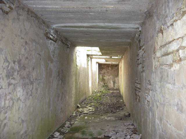 Ligne Maginot - TIEFGRABEN - (Stand de tir) - L'intérieur du bâtiment cible - Christian LENHARD
