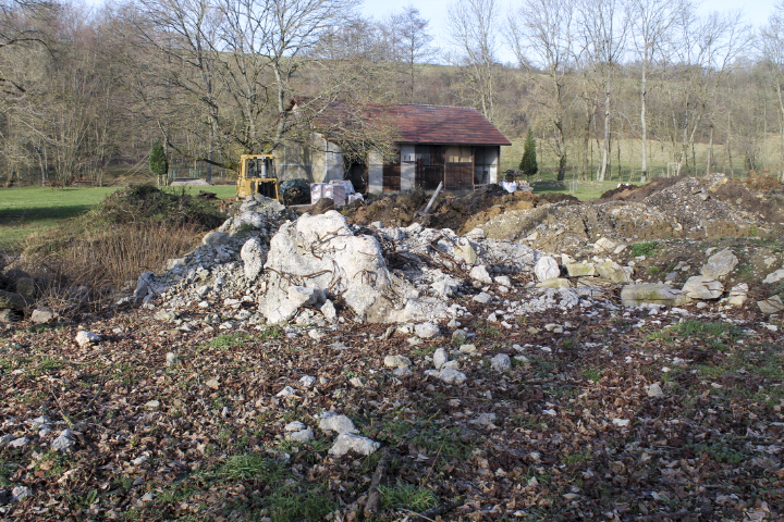 Ligne Maginot - VAL D'ACHEN 1 - (Blockhaus pour arme infanterie) - Le blockhaus a été détruit en 2012 - Christian LENHARD