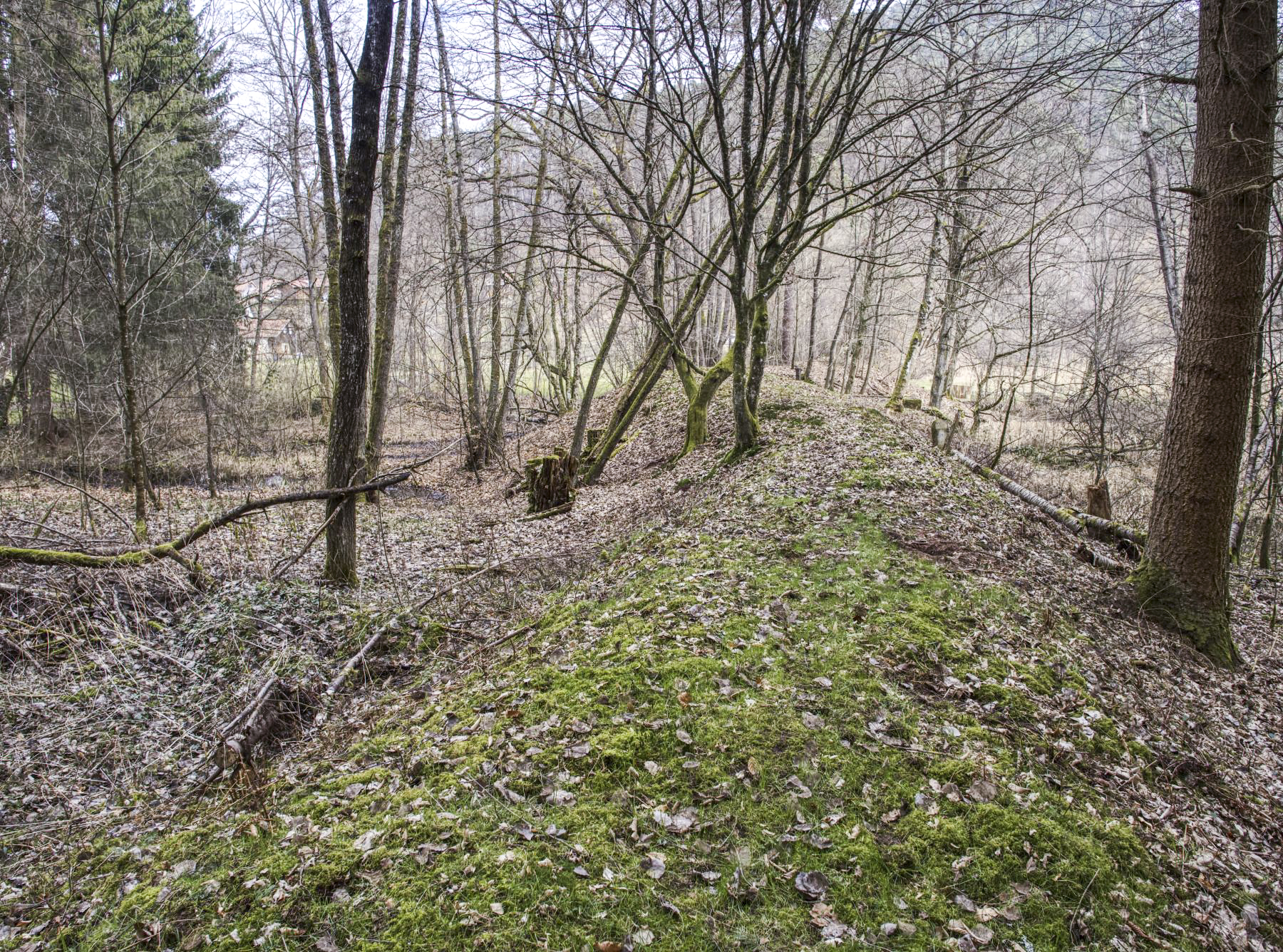 Ligne Maginot - WINECKERTHAL (BARRAGE 11) - (Inondation défensive) - Le barrage en terre surélevé - Jürgen Morr