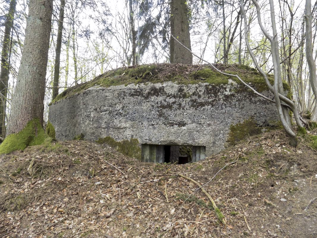 Ligne Maginot - BA104 - ROUTE DE REVIN 1 - (Blockhaus pour canon) - Face frontale créneau gauche AC - R Tucker