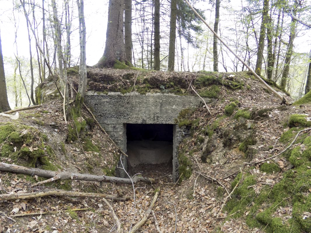 Ligne Maginot - BA104 - ROUTE DE REVIN 1 - (Blockhaus pour canon) - L'entrée AC - R Tucker