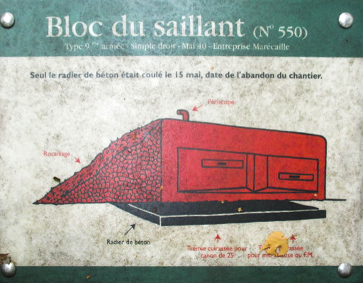 Ligne Maginot - A9 - LE SAILLANT - (Blockhaus pour canon) -  - Randonneur62
