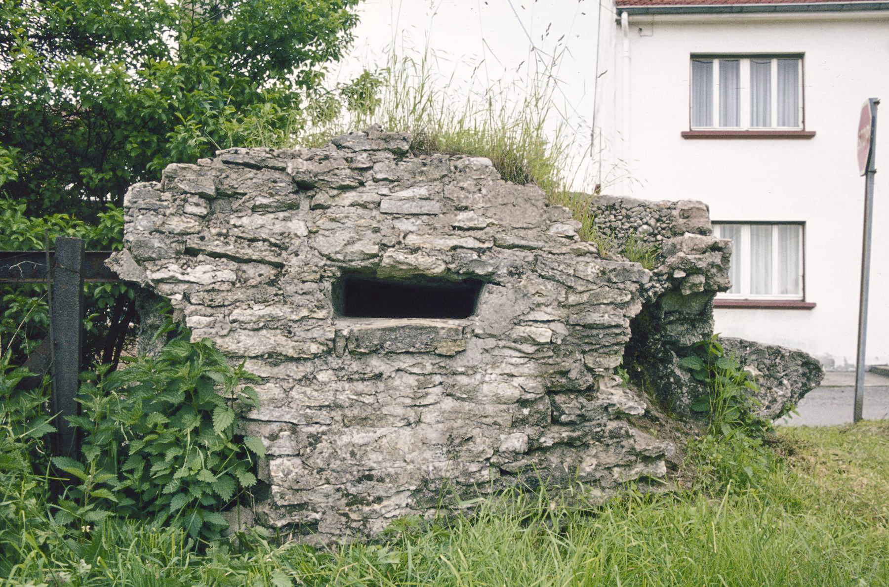 Ligne Maginot - TETING CALVAIRE - (Blockhaus pour arme infanterie) - Le blockhaus avant destruction - Michel Mansuy