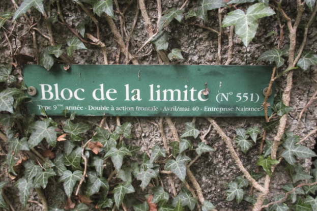 Ligne Maginot - A10 - LA LIMITE - (Blockhaus pour canon) - Indication ' Bloc de la Limite N° 551 ' - Randonneur62