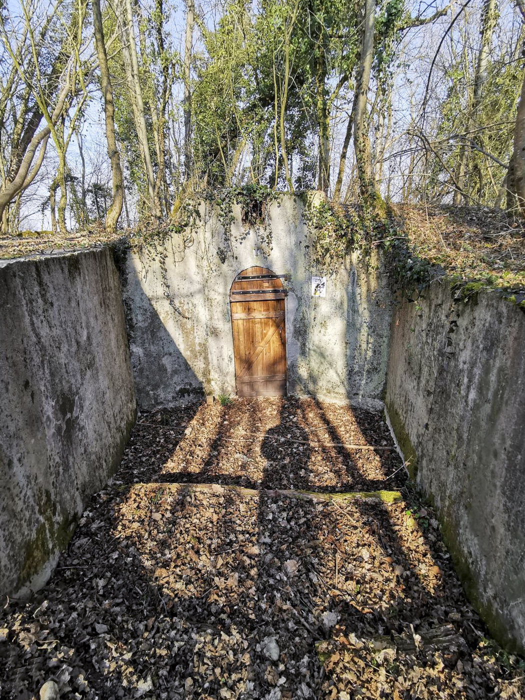 Ligne Maginot - PA KEMBS CENTRE 3 - (Blockhaus pour arme infanterie) - L'entrée, rénovée. - leiraph