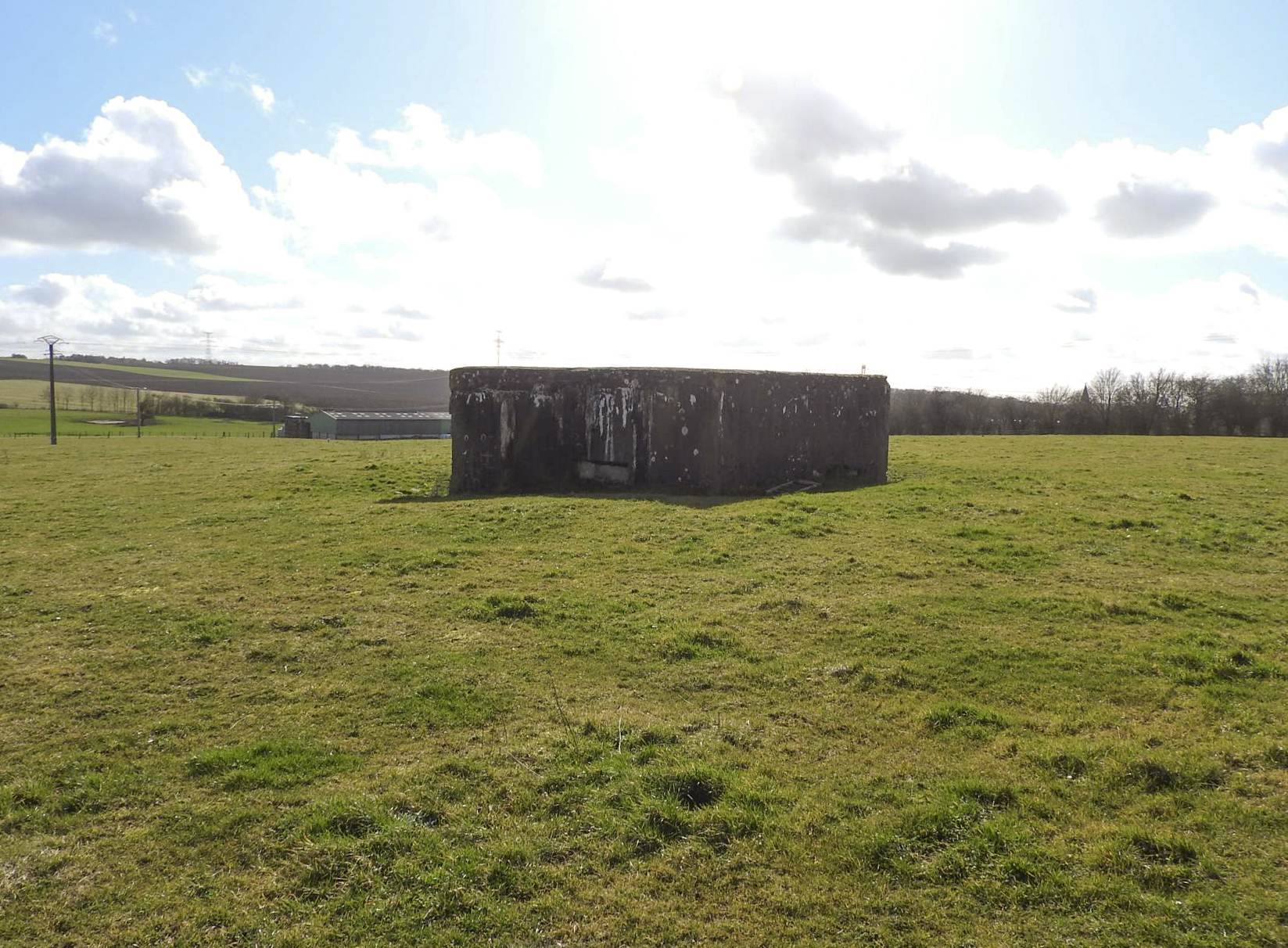 Ligne Maginot - AB337 - EART - (Blockhaus pour canon) - Le blockhaus se trouve dans les pâturages. - STENGER Mathieu