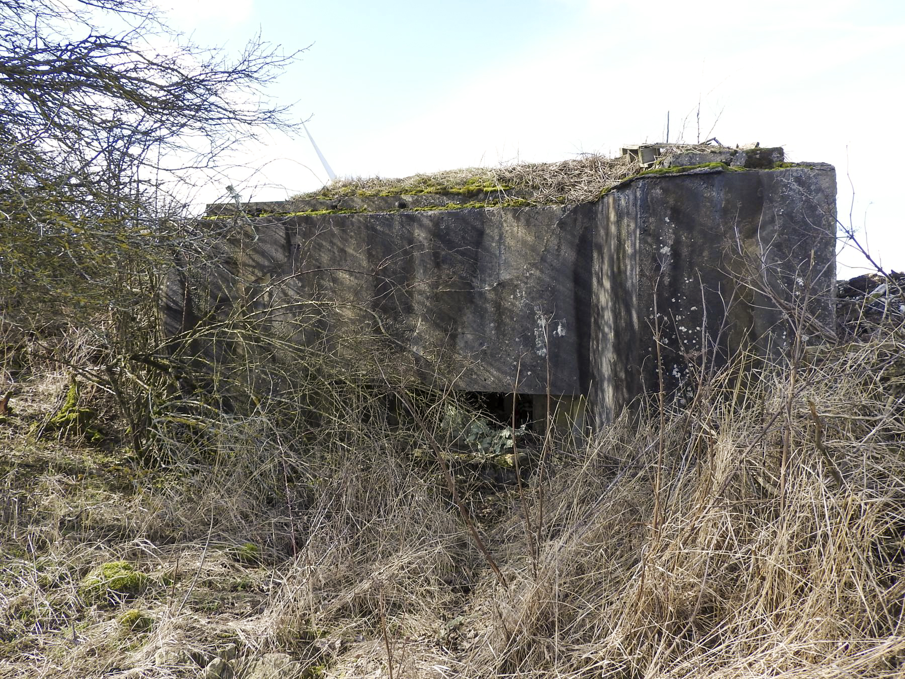 Ligne Maginot - AB18 - (Blockhaus pour canon) - La façade de tir. - STENGER Mathieu