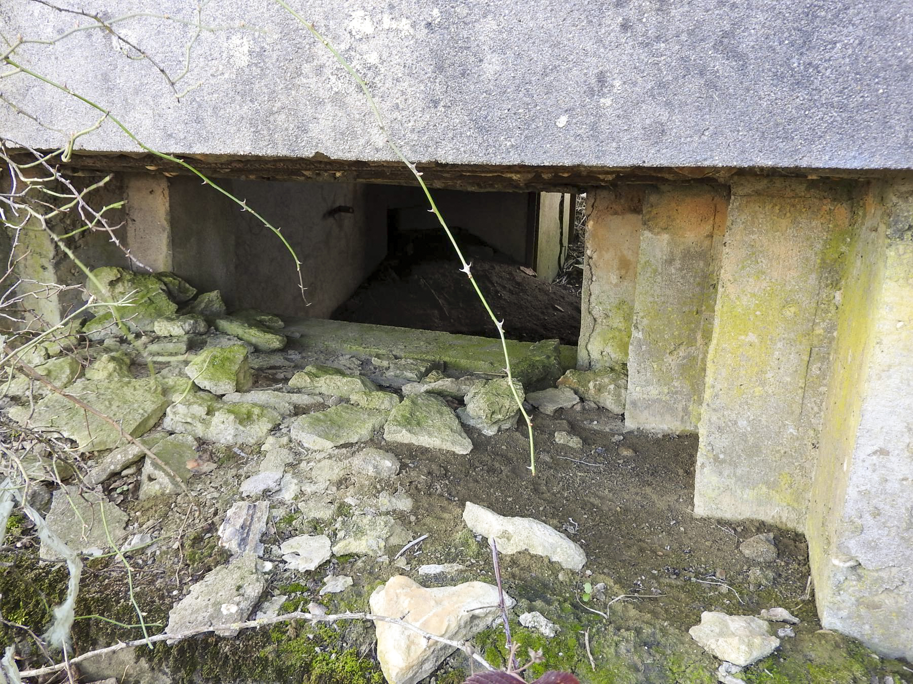 Ligne Maginot - AB18 - (Blockhaus pour canon) - L'embrasure pour canon anti-char. - STENGER Mathieu