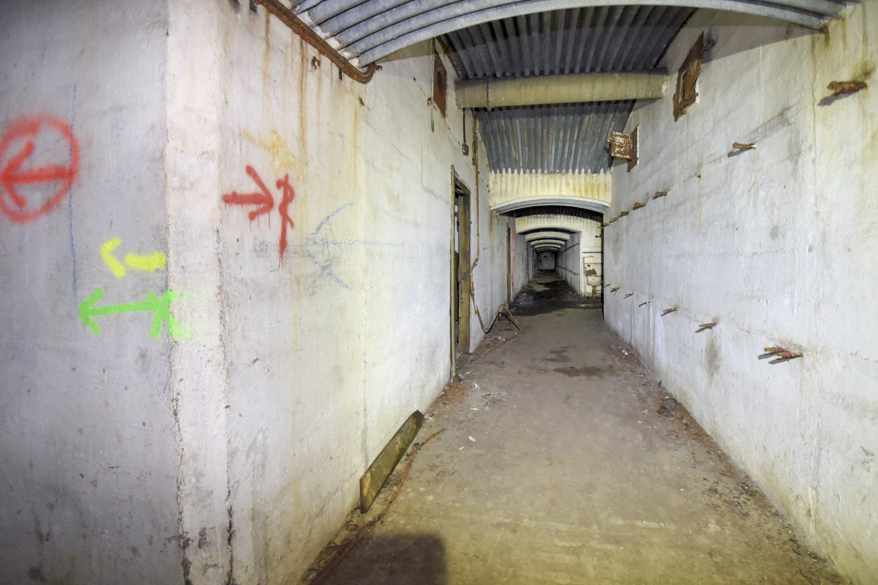 Ligne Maginot - KOENIGSMACKER (FESTE DE) - (Ouvrage d'artillerie) - Caserne A
Couloir - Ludovic KNAPP