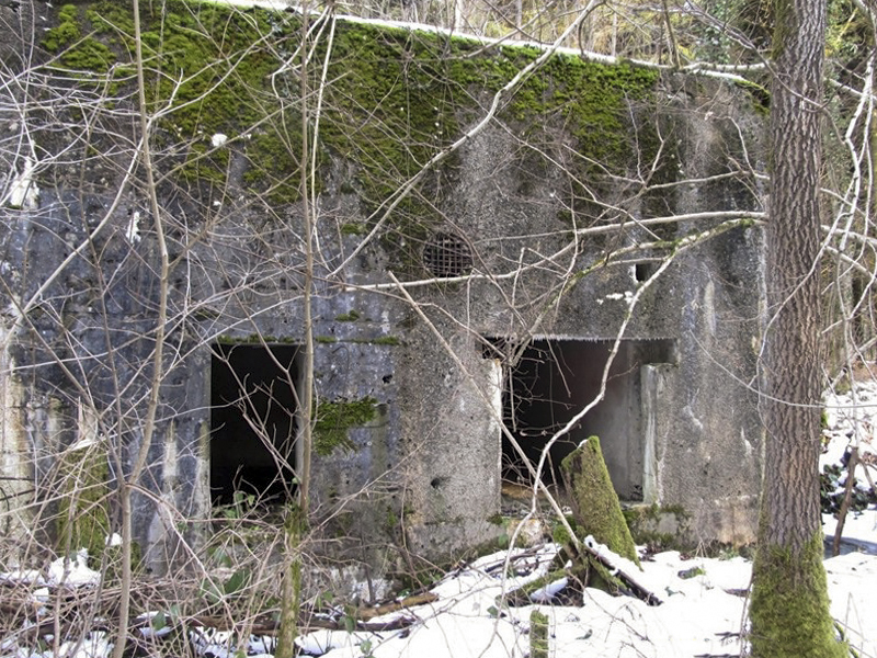 Ligne Maginot - A19 - CARREFOUR AMELIE EST - (Blockhaus pour canon) - Les entrées - François MATHOT