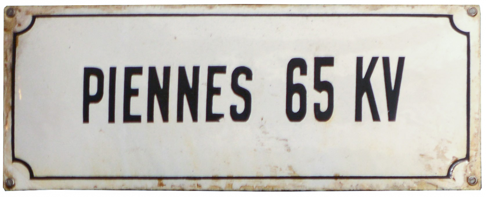 Ligne Maginot - XIVRY CIRCOURT - (Infrastructures électriques) - Plaque émaillée
Arrivée 65 KV de Piennes - Pascal LAMBERT