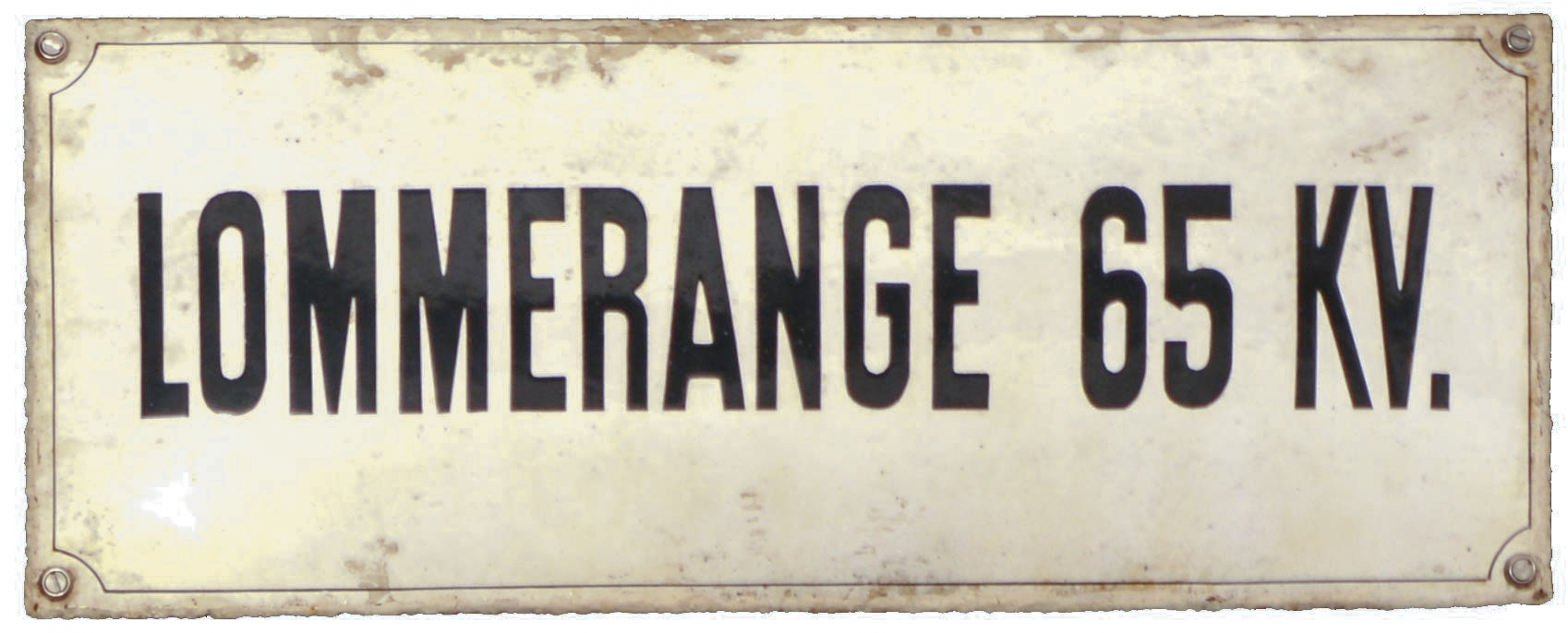 Ligne Maginot - XIVRY CIRCOURT - (Infrastructures électriques) - Plaque émaillée
Arrivée 65 KV de Lommerange - Pascal LAMBERT