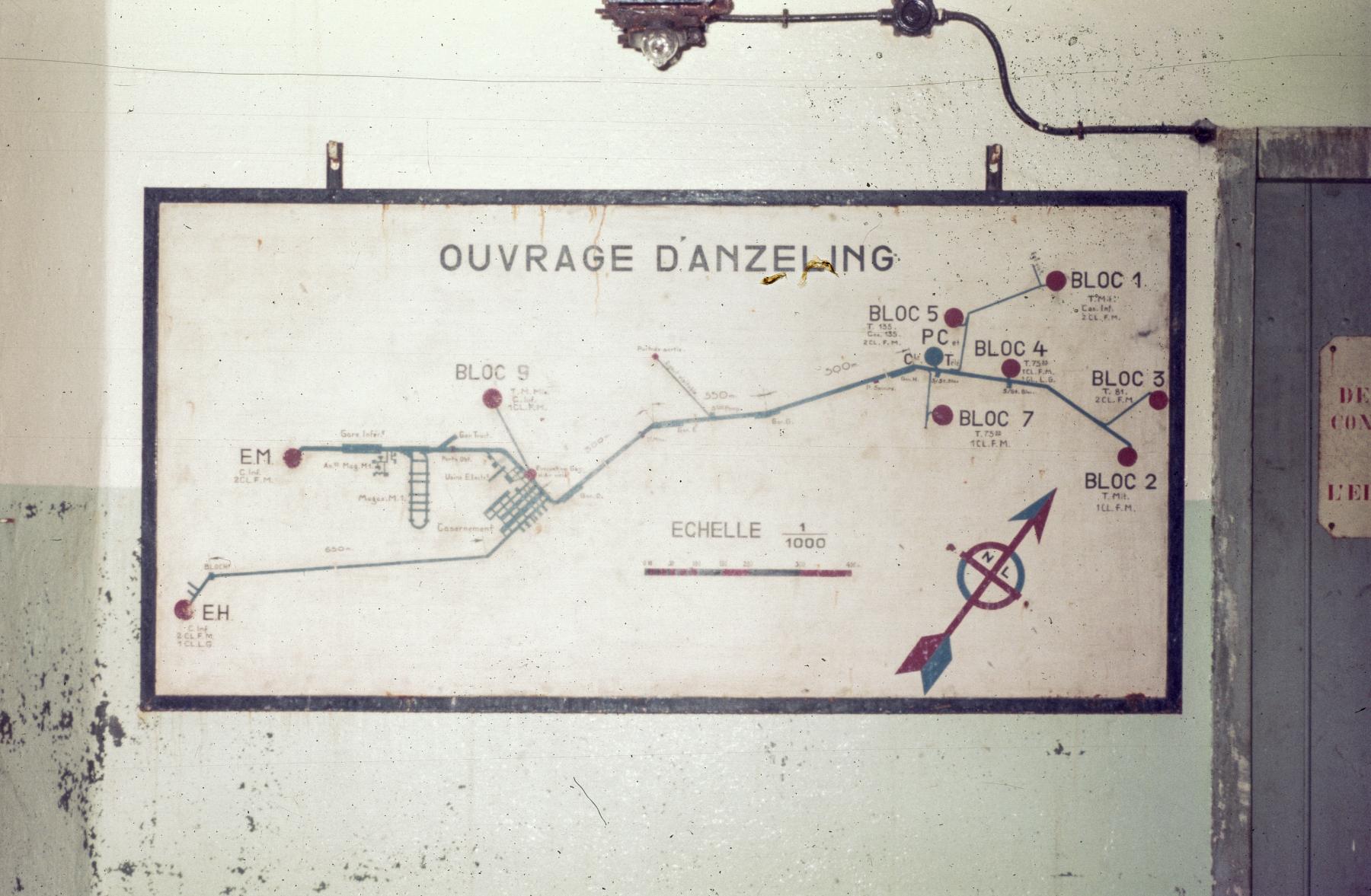Ligne Maginot - ANZELING - A25 - (Ouvrage d'artillerie) - Entrée munitions
Plan de l'ouvrage - MANSUY Michel