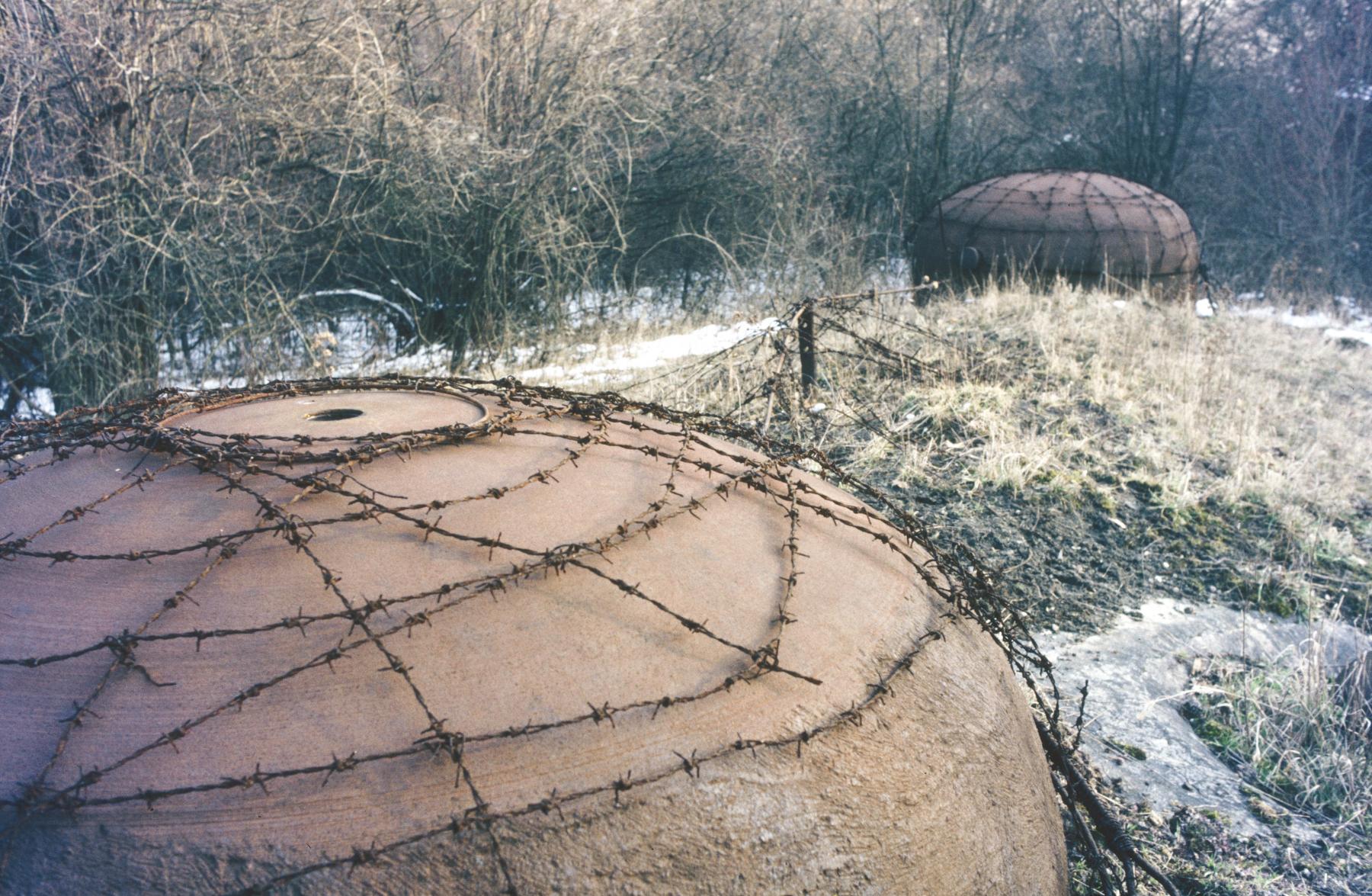 Ligne Maginot - ANZELING - A25 - (Ouvrage d'artillerie) - Bloc 3
Les deux cloches pour GFM - MANSUY Michel
