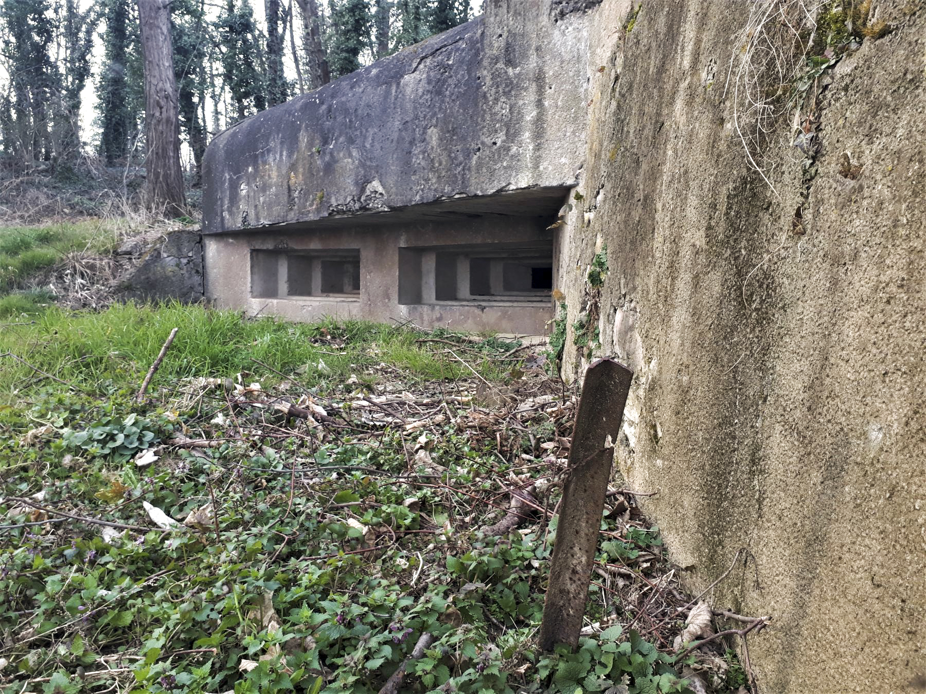 Ligne Maginot - FORT FOCH - (Abri) - Les deux créneaux pour mitrailleuses - Gregory Fuchs