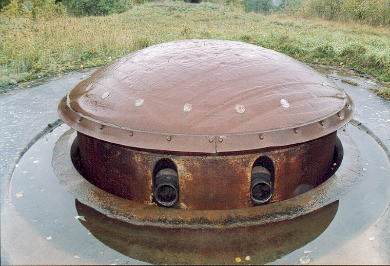 Ligne Maginot - ANZELING - A25 - (Ouvrage d'artillerie) - Bloc 5
Tourelle de 135 mm - Mottenberg