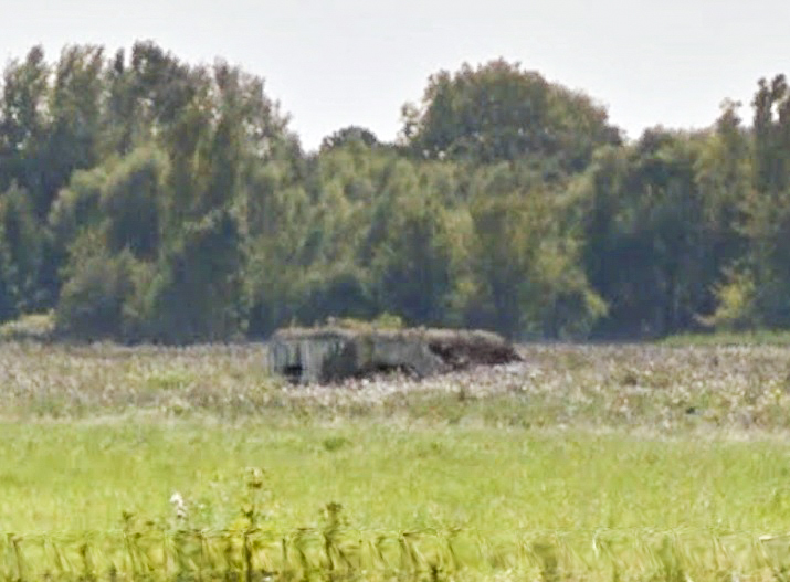 Ligne Maginot - B261 - RONCQ-MOVIAIRE (Blockhaus pour canon) -  - Google Streetview