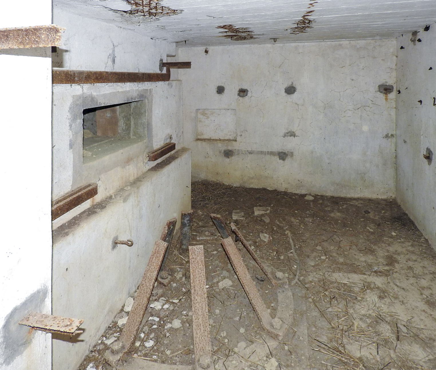 Ligne Maginot - BB23 - (Blockhaus pour canon) - La chambre de tir du canon. - STENGER Mathieu