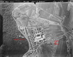 Ligne Maginot - DONCOURT - (Dépôt du Génie) - Vue aérienne du Camp de Doncourt
Mission du 12 mars 1940 - FA27 Alt 2000
